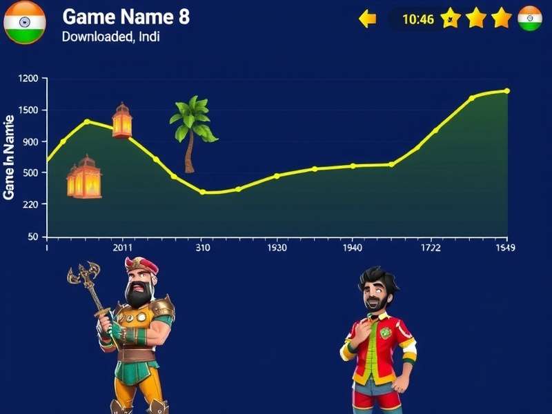 Game Name 8 gameplay screenshot showing Indian themed elements